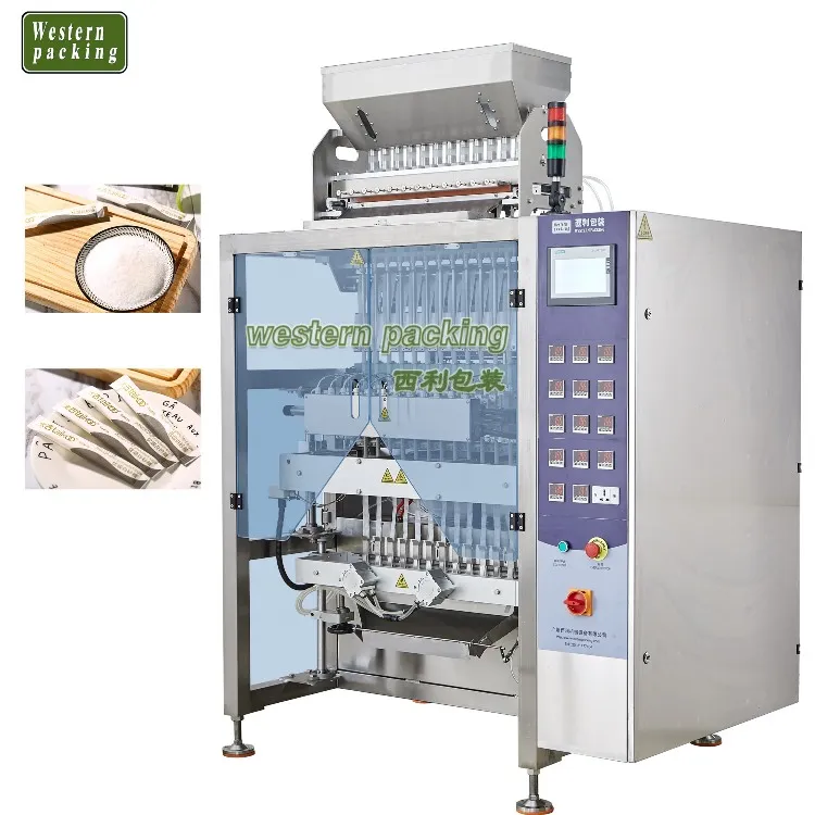 Multi Lane Sugar Stick iepakošanas mašīna