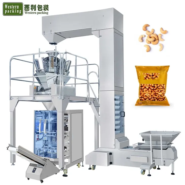 Indijas riekstu pildīšanas iepakošanas mašīna slāpeklis