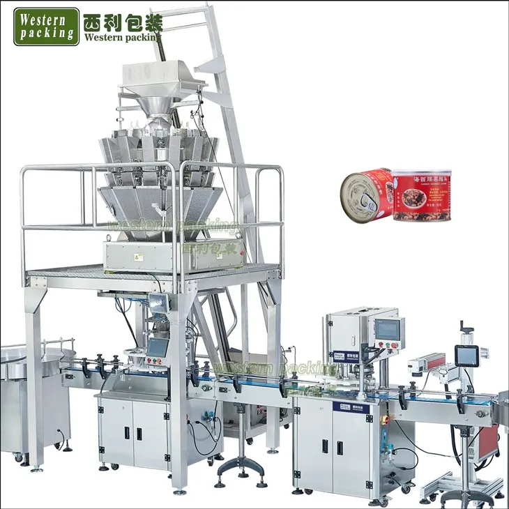 Vairāku galvu pildīšanas mašīna riekstiem