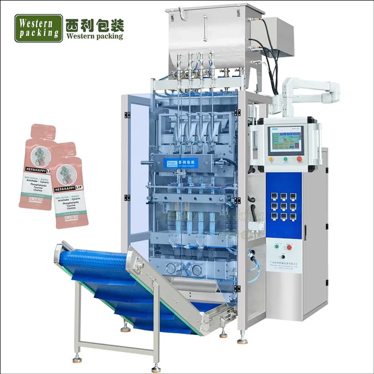 Vairāku joslu paciņas majonēzes iepakojuma mašīna