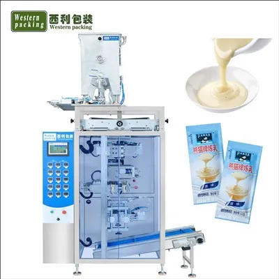 Daudzlīnijas kosmētikas mērces paciņu iepakošanas mašīna