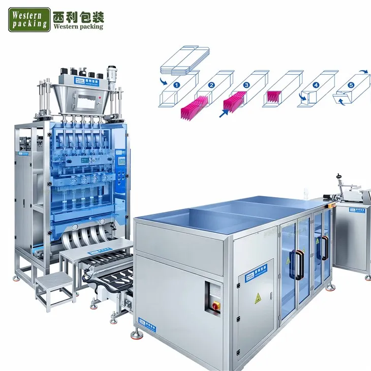 Stick Sachet Packet Kartona mašīna